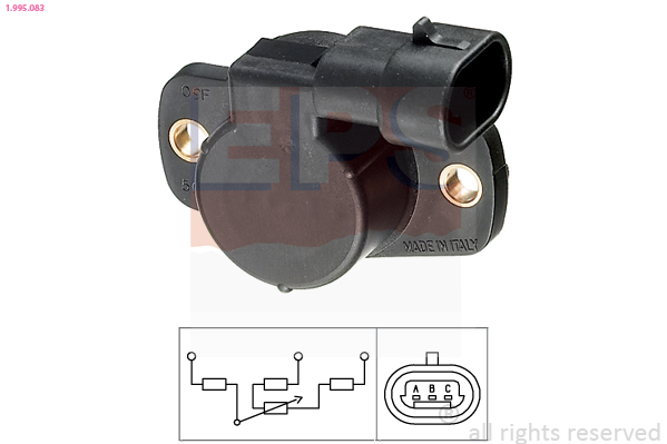 Sensor, throttle position - 1.995.083 EPS