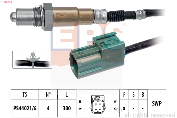 Lambda Sensor - 1.997.633 EPS