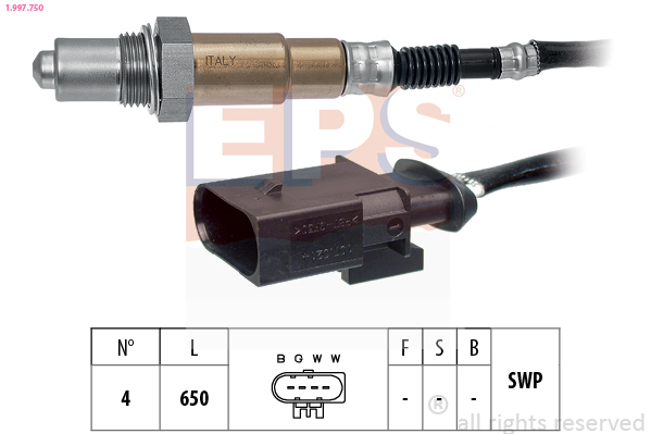 Lambda Sensor - 1.997.750 EPS
