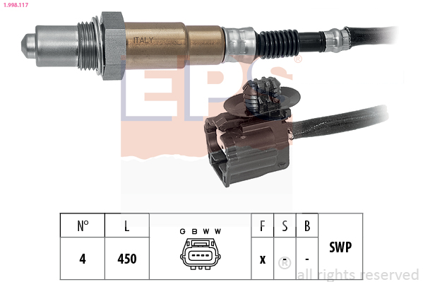 Sonda lambda - 1.998.117 EPS