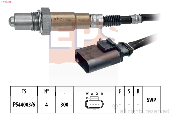 Lambda Sensor - 1.998.170 EPS