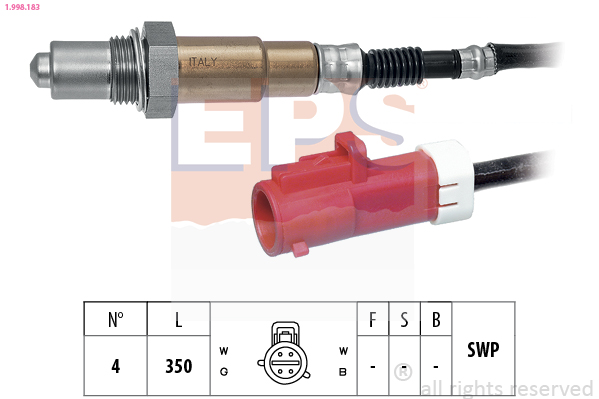 Lambda Sensor - 1.998.183 EPS