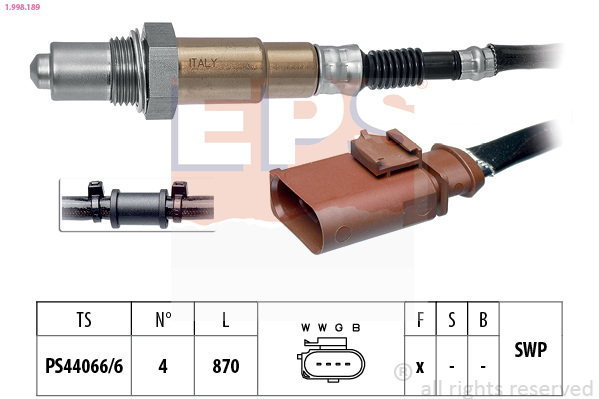 Lambda Sensor - 1.998.189 EPS