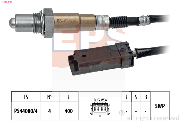 Sonda lambda - 1.998.196 EPS