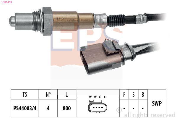 Sonda lambda - 1.998.199 EPS