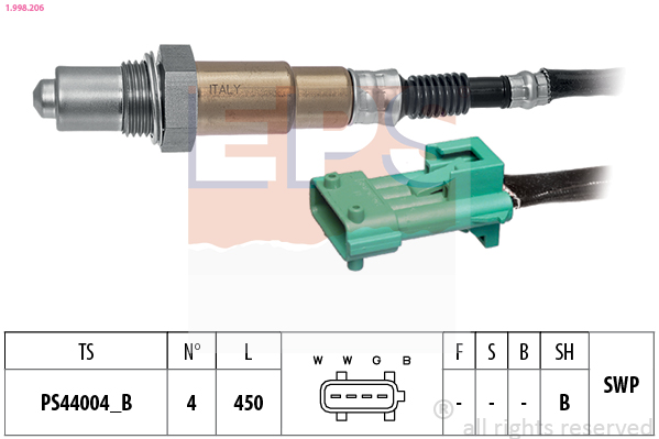 Lambda Sensor - 1.998.206 EPS