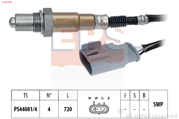 Sonda lambda - 1.998.208 EPS