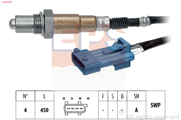 Lambda Sensor - 1.998.302 EPS