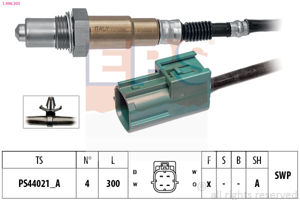 Lambda Sensor - 1.998.303 EPS