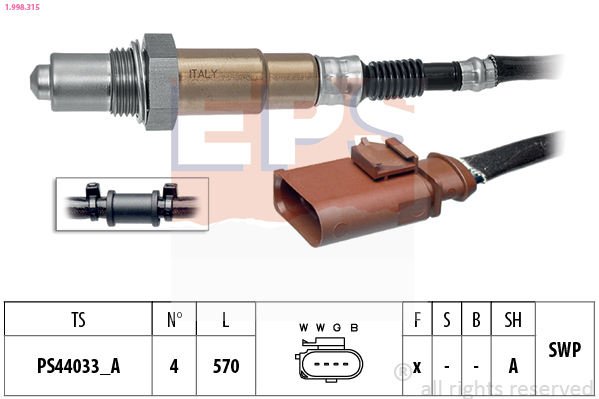 Lambda Sensor - 1.998.315 EPS