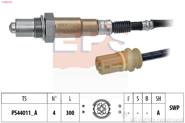 Sonda lambda - 1.998.331 EPS