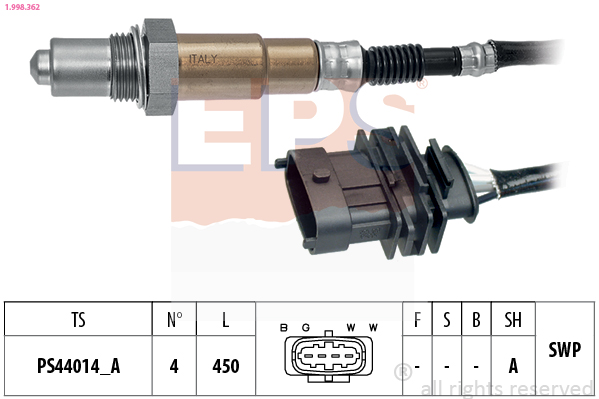 Sonda lambda - 1.998.362 EPS