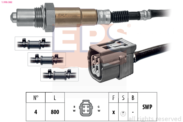 Lambda Sensor - 1.998.382 EPS