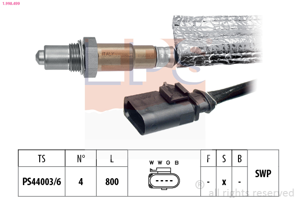 Lambda Sensor - 1.998.499 EPS