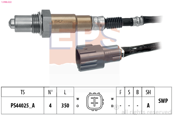 Lambda Sensor - 1.998.522 EPS