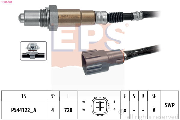 Lambda Sensor - 1.998.600 EPS