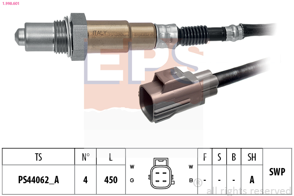 Sonda lambda - 1.998.601 EPS