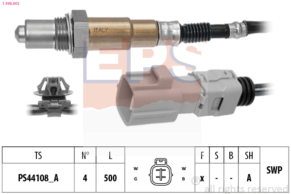 Lambda Sensor - 1.998.602 EPS