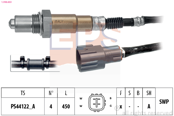 Lambda Sensor - 1.998.603 EPS