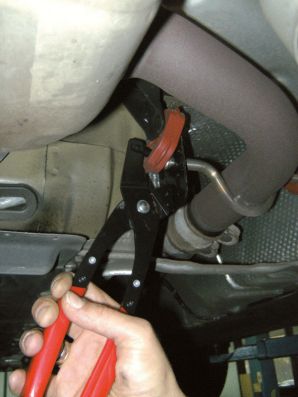 Release Pliers, silencer rubber - 150.1245 KS TOOLS
