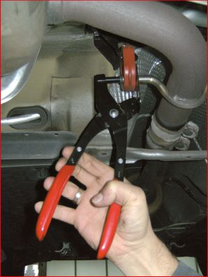 Release Pliers, silencer rubber - 150.1245 KS TOOLS