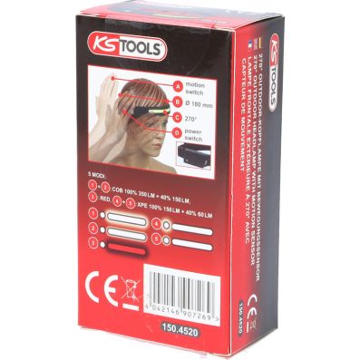 Фонарь налобный - 150.4520 KS TOOLS
