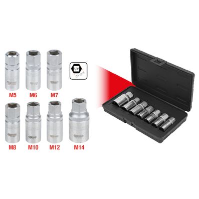 Комплект ручных разверток, шпильки - 152.1101 KS TOOLS
