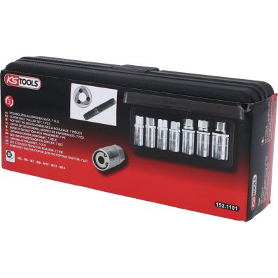 Комплект ручных разверток, шпильки - 152.1101 KS TOOLS