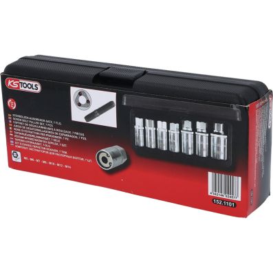 Комплект ручных разверток, шпильки - 152.1101 KS TOOLS