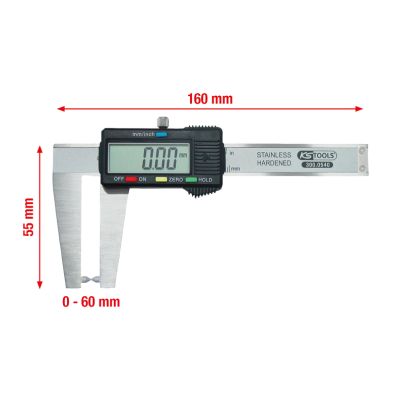 Calibro a corsoio, spessore disco freno - 300.0540 KS TOOLS