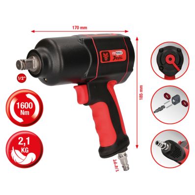 Impact Wrench (compressed air) - 515.1200 KS TOOLS