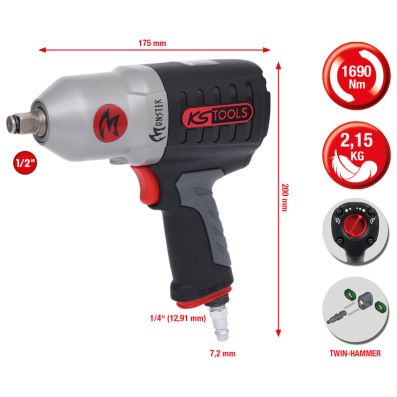 Impact Wrench (compressed air) - 515.1210 KS TOOLS