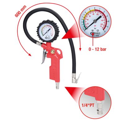 Tester/Gonfiatore pneumatici ad aria compressa - 515.1950 KS TOOLS