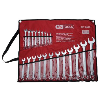 Spanner Set, ring / open ended - 517.0043 KS TOOLS