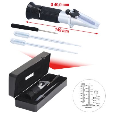 Antifreeze-/Battery Acid Testing Unit (Refractometer) - 550.1290 KS TOOLS