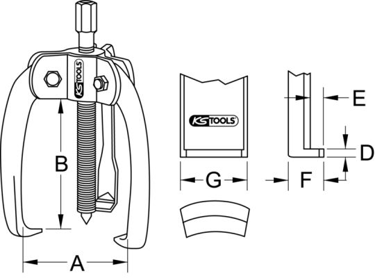 Reducing Adapter, ratchet - 515.1798 KS TOOLS