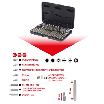 Socket Set - 911.4305 KS TOOLS
