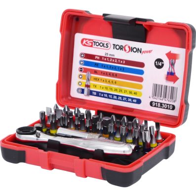 Screwdriver Bits Set - 918.3010 KS TOOLS