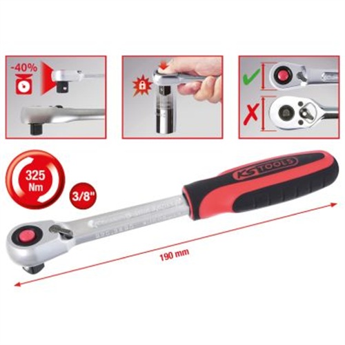 Cricchetto reversibile - 920.3890 KS TOOLS