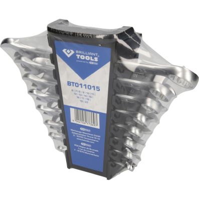 Spanner Set, ring / open ended - BT011015 KS TOOLS