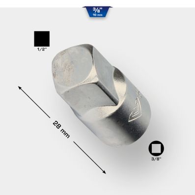 padidinimo adapteris, terkšlė - BT021904 KS TOOLS