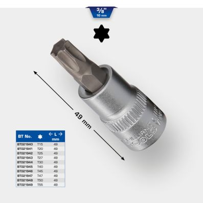 šešiakampio lizdo komplektas - BT021948 KS TOOLS