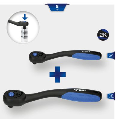 Reversible Ratchet Set - BT023002 KS TOOLS