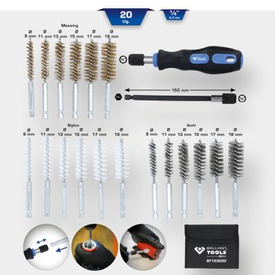 Cleaning Brush Set - BT103000 KS TOOLS