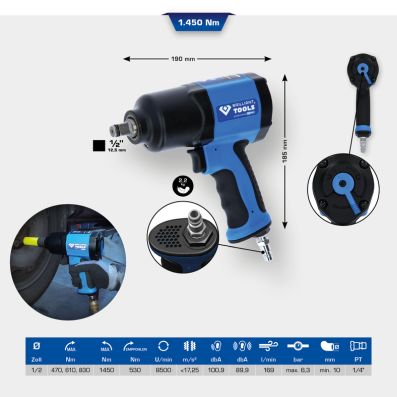 Impact Wrench (compressed air) - BT160100 KS TOOLS