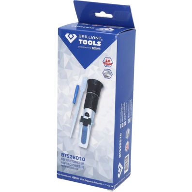 antifrizo-/akum. rūgšties tikrinimo blokas (refraktometras) - BT536010 KS TOOLS