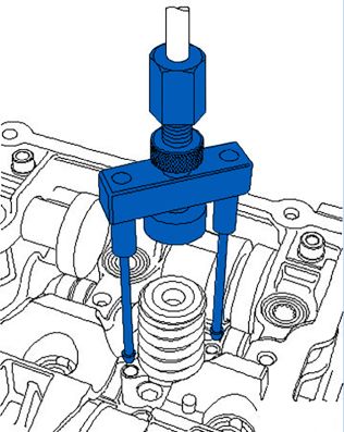 Инструмент для монтажа и демонтажа, форсунка - BT551360 KS TOOLS