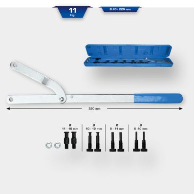 Kit utensile di bloccaggio, Puleggia - BT595750 KS TOOLS