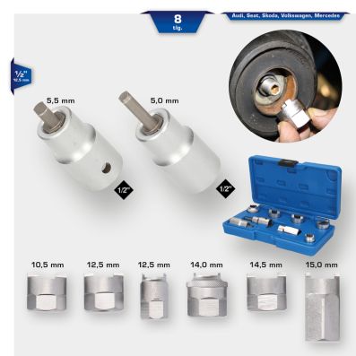 montavimo įrankių rinkinys, pakabos statramstis - BT651000 KS TOOLS