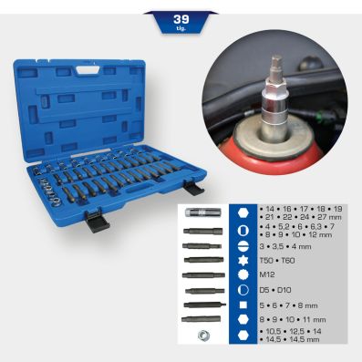 Įrankių rinkinys, amortizatoriaus stūmoklio strypas - BT651050 KS TOOLS